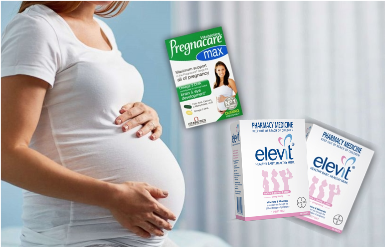 So sánh Pregnacare Max và Elevit cho mẹ mang thai dựa trên 4+ tiêu chí.