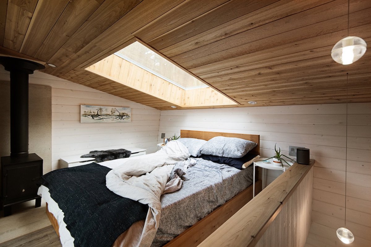 phòng ngủ trên gác mái