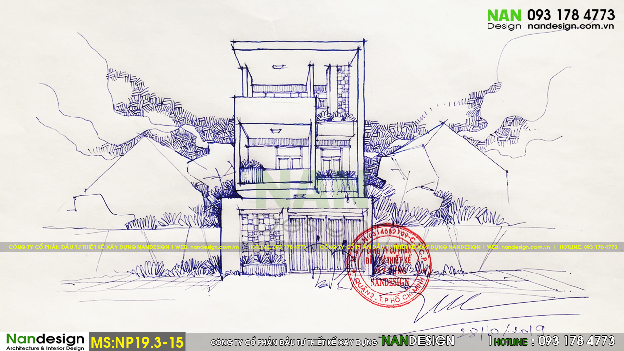 Mẫu Nhà 6x12m 3 Tầng Đẹp Hiện Đại Tinh Tế | Nandesign