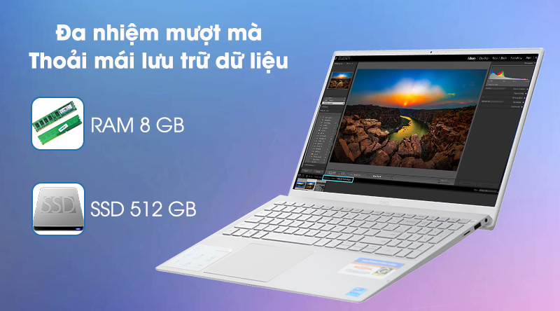[Đánh giá] Laptop Dell Inspiron 5502 i5 1135G7 (1XGR11) - Chính hãng, trả góp trên Thế Giới Di Động