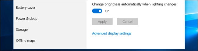 11 cách điều chỉnh độ sáng màn hình Windows 10