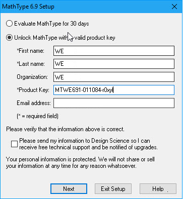 Key Mathtype 6.9 mới nhất và hướng dẫn cài đặt chi tiết