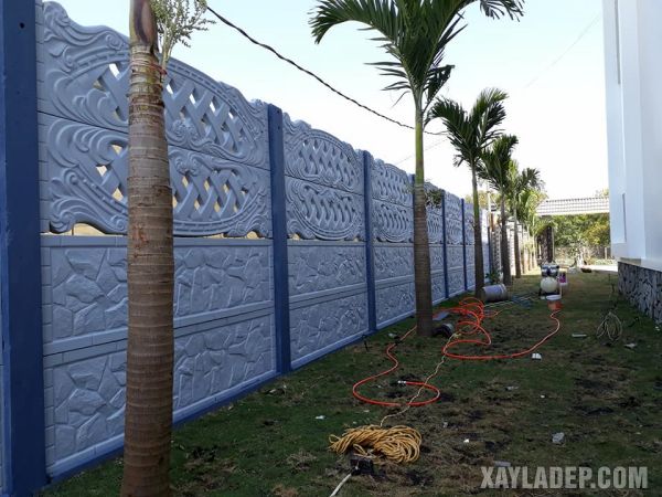 30 Mẫu hàng rào bê tông đẹp & Mẫu hàng rào ly tâm đẹp nhất 2020