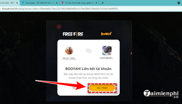 [TaiMienPhi.Vn] Hướng dẫn kết nối tài khoản Free Fire trên BOOYAH! Live