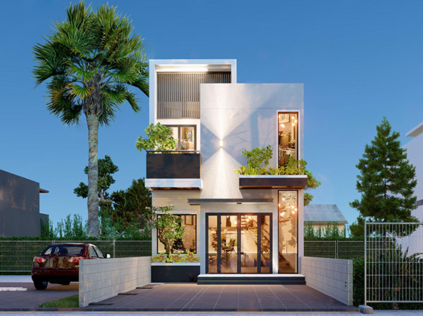 Gợi ý mẫu thiết kế nhà 2 tầng 6x15m khiến hàng xóm mê mẩn