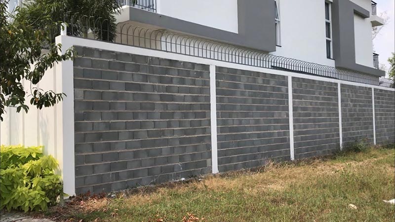 Hơn 30 mẫu tường rào xây gạch đẹp mộc mạc cho nhà mới năm 2019 | Kiến trúc Bộ Ba
