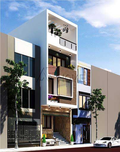 Top 300 mẫu nhà phố 3 tầng đẹp 2021 kèm theo dự toán chi tiết