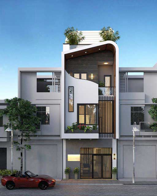Top 300 mẫu nhà phố 3 tầng đẹp 2021 kèm theo dự toán chi tiết