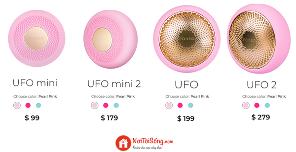 So sánh Foreo UFO và UFO mini, UFO 2: Nên mua loại nào?