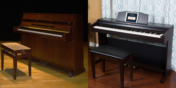 So sánh piano cơ và piano điện đơn giản nhất