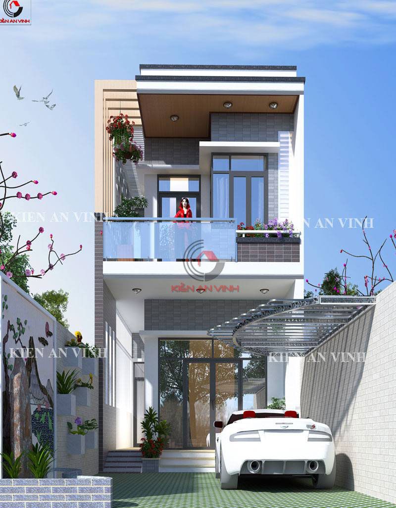 50 mẫu thiết kế nhà 2 tầng đẹp cuốn hút nhất 2020 - 2021 | Kiến An Vinh