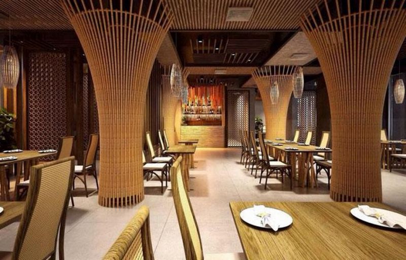 Thiết kế nhà hàng phong cách đồng quê đơn giản phá cách - Hoàng Minh