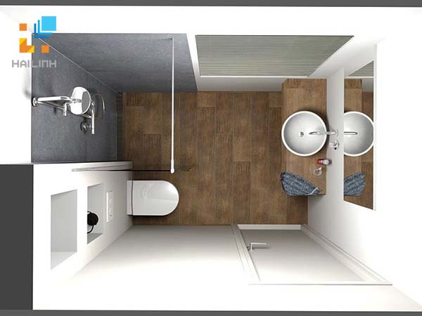 Nguyên tắc và các xu hướng mẫu thiết kế phòng tắm nhỏ 3m2