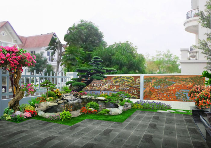 60+ Mẫu sân vườn đẹp, thiết kế sân vườn biệt thự đẳng cấp