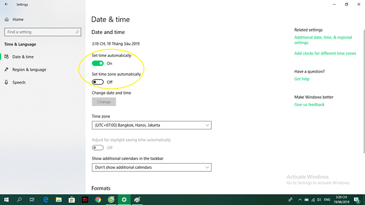 Hướng dẫn cách chỉnh giờ trên Windows 10 cực đơn giản