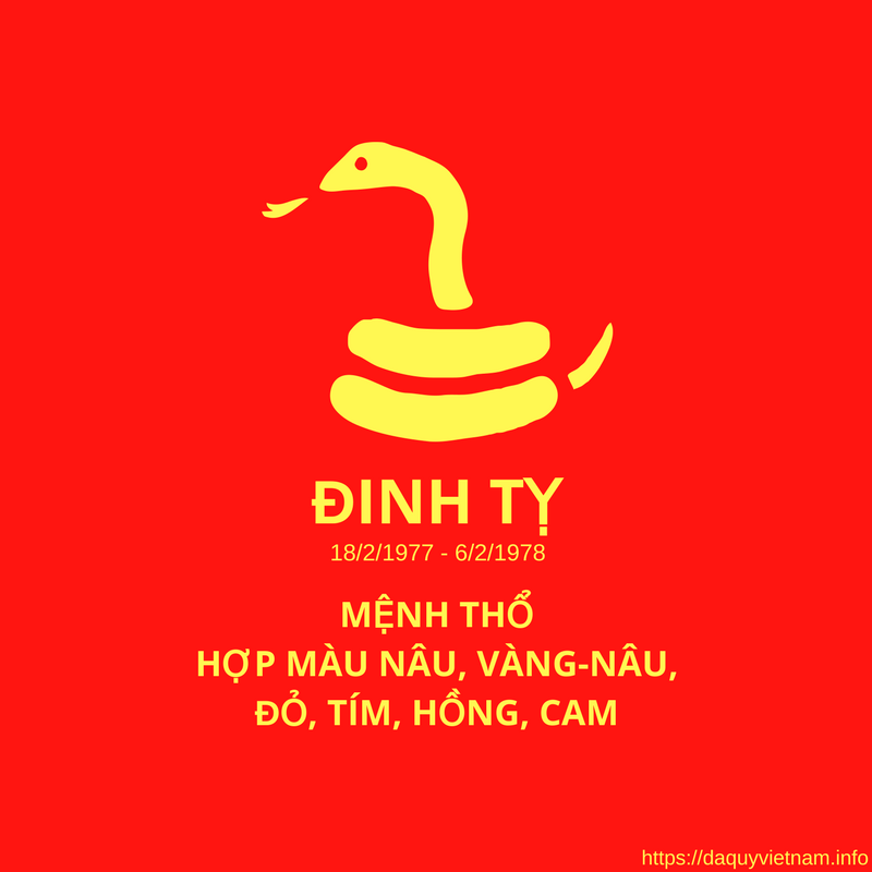Tuoi Dinh Ty sinh nam 1977 hop mau gi 1