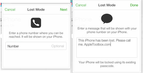 “Lost Mode” – Tìm lại iPhone bị mất