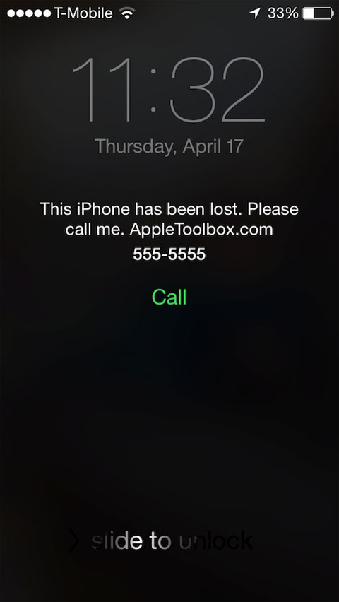 “Lost Mode” – Tìm lại iPhone bị mất