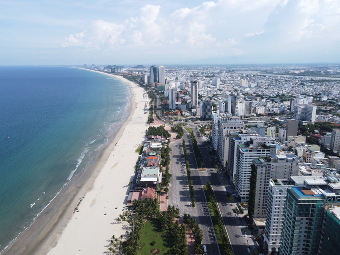 hình ảnh thành phố biển Đà Nẵng nhìn từ trên cao
