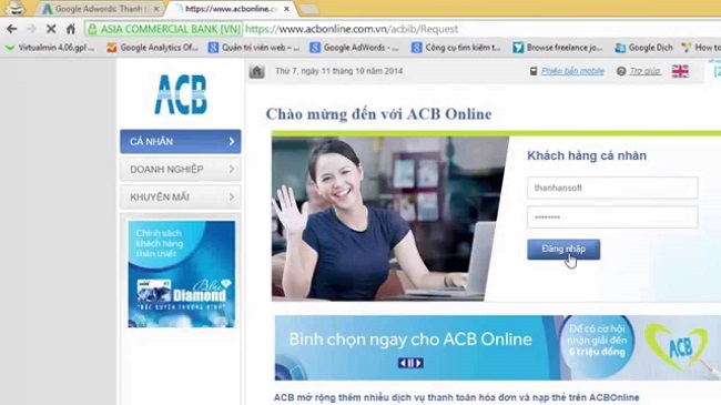 Mã số truy cập ACB là gì? cách kiểm tra tài khoản ACB qua tin nhắn
