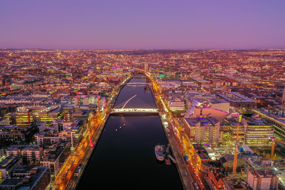Dublin - thủ đô của Ireland đang là tâm điểm mới của các nhà đầu tư bất động sản. Ảnh: Shutterstock