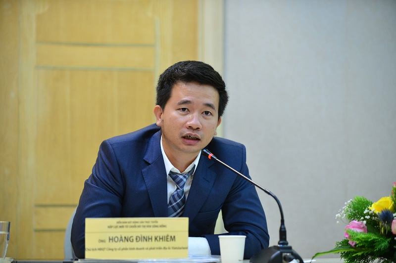 ông Hoàng Đình Khiêm – Chủ tịch HĐQT Công ty CP Kinh doanh và Phát triển địa ốc Vietstarland