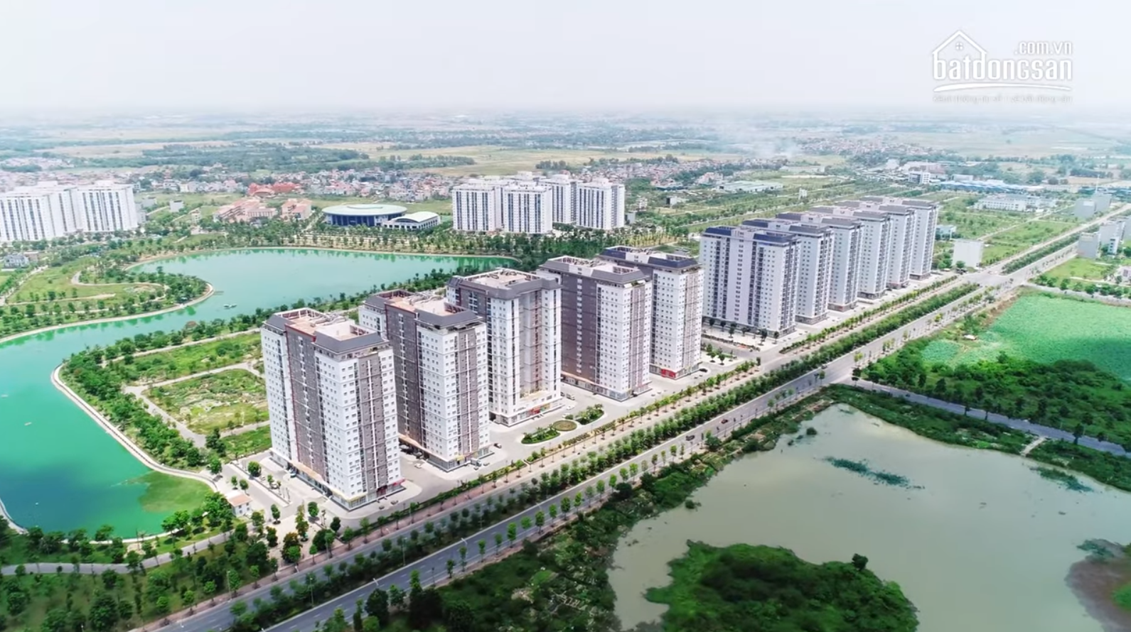 Một góc dự án khu đô thị Thanh Hà 