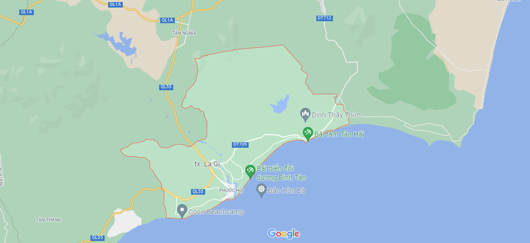 vị trí La Gi Bình Thuận