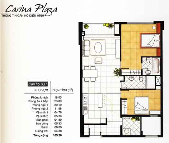Thiết kế, mẫu nhà của Carina Plaza | 4
