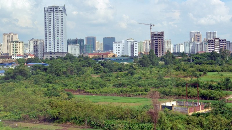 hình ảnh đất nông nghiệp ven thành phố, đô thị
