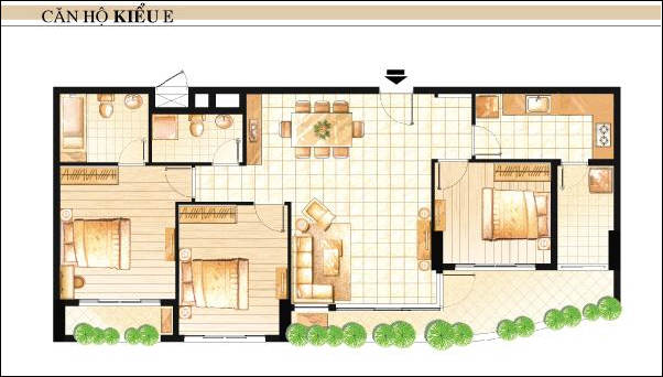 Thiết kế, mẫu nhà của Khu căn hộ cao cấp Mỹ Đức | ảnh 5