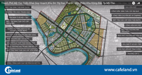 Tiền Giang duyệt quy hoạch khu đô thị gần 200ha ven sông Bảo Định